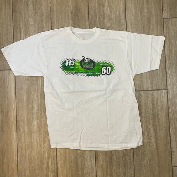 Vintage 2006 NASCAR iLevel Racing Greg Biffle Carl Edwards T-Shirt Mens L - Picture 1 of 7